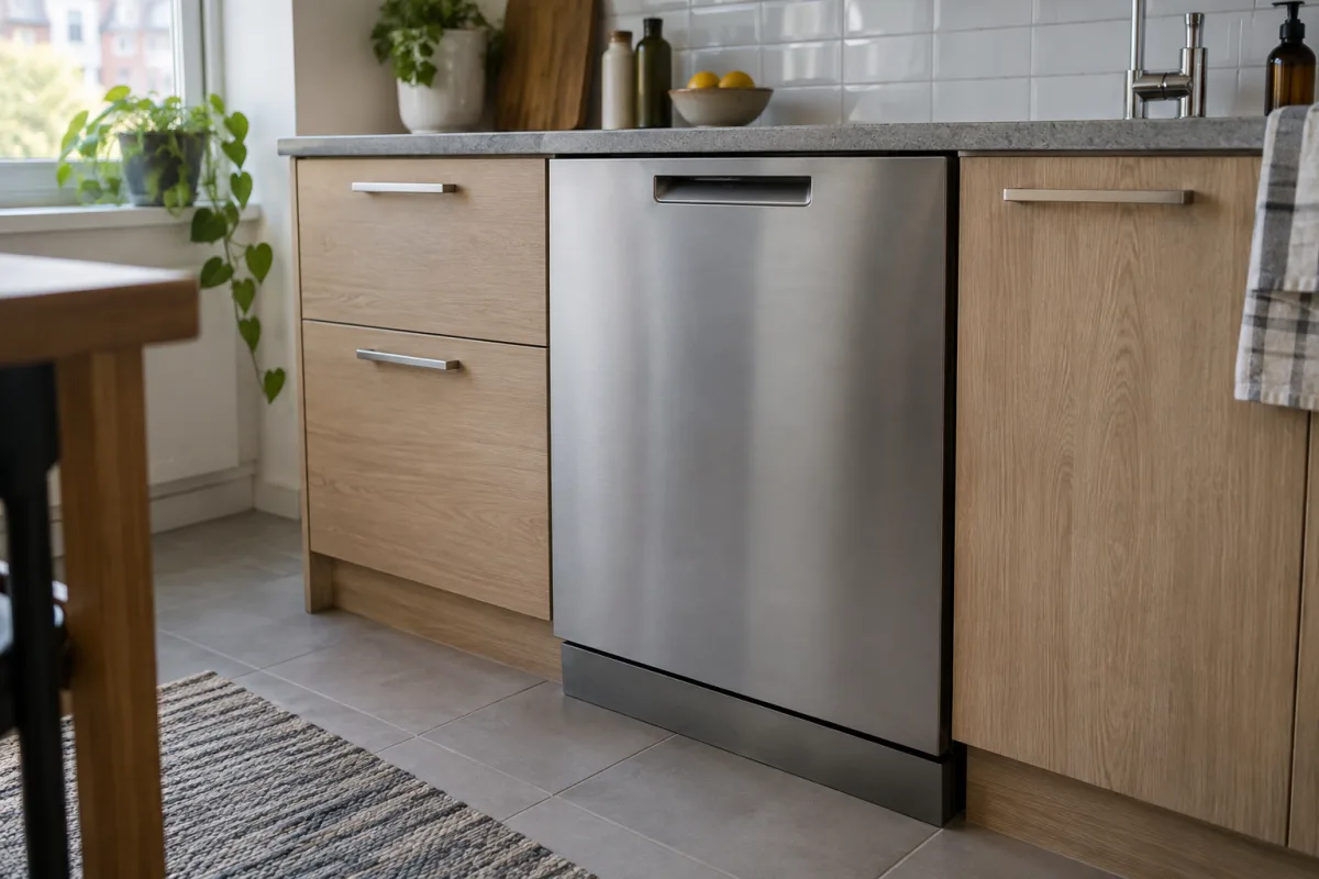 Встроенная посудомоечная машина Beko в кухонном гарнитуре
